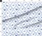 Chinoiserie Blue And White Lattice Trellis Botanical Vines Diamond Custom Printed Fabric by Spoonflower Various Fabrics by the Yard or Fat Quarter